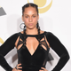 Alicia Keys poses in the press room during the 60th Annual GRAMMY Awards on January 28, 2018 in New York City.